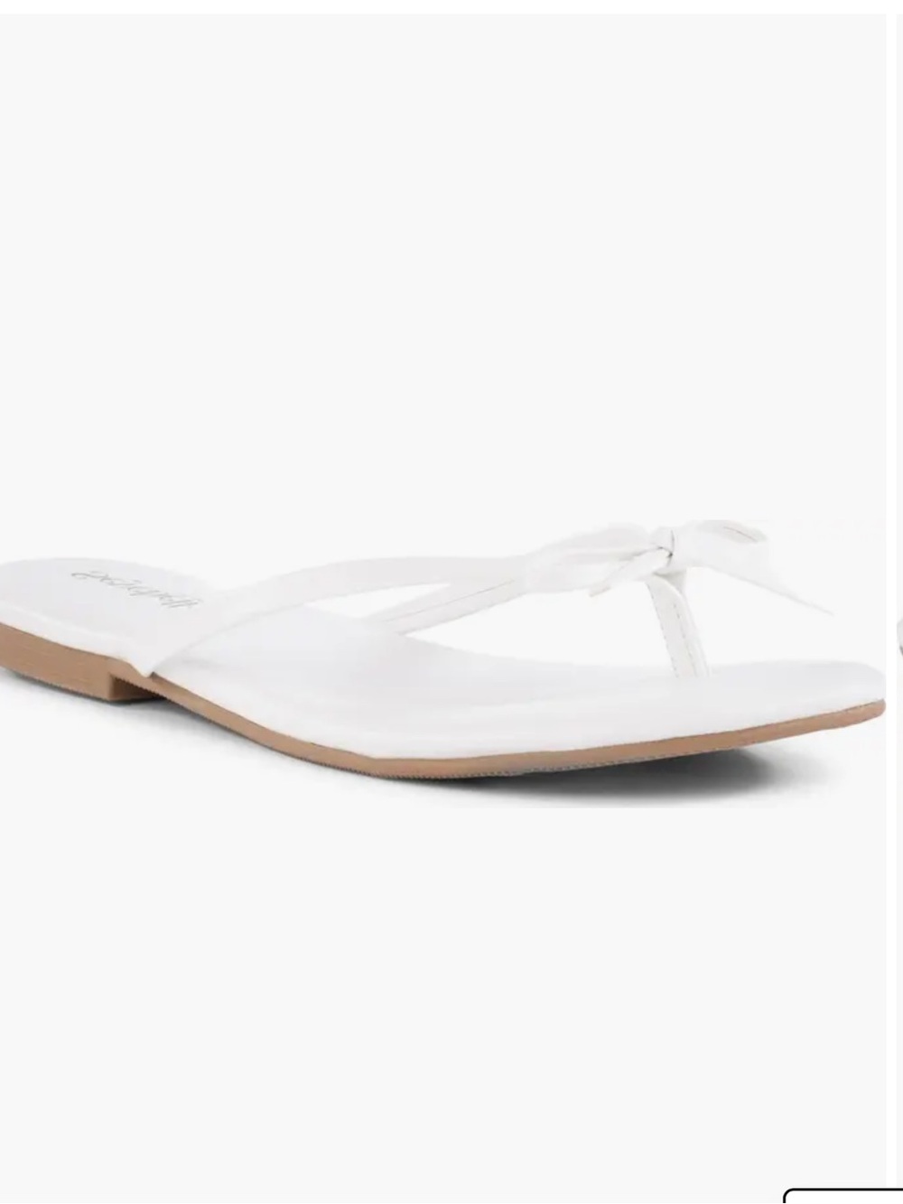 Seychelles White Knot Toe-Post Flip Flop